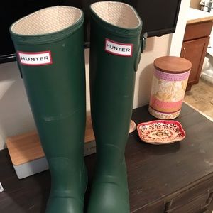 Hunter Boots- Olive Green